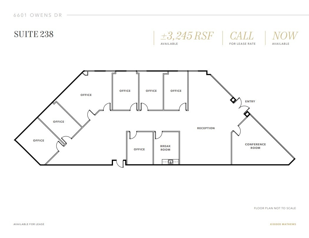 6601 Owens Dr, Pleasanton, CA à louer Plan d’étage- Image 1 de 1