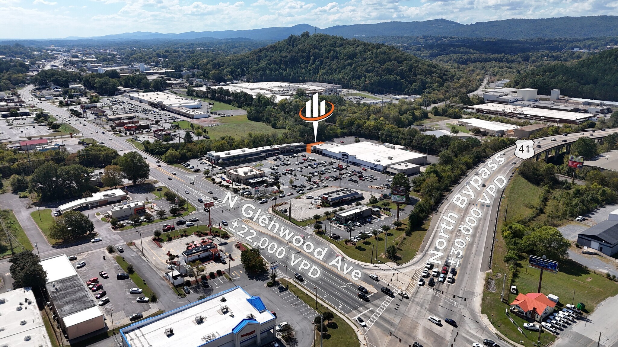 1263-1293 Cleveland Hwy, Dalton, GA à louer Photo du bâtiment- Image 1 de 7