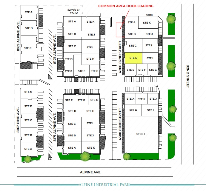 4300 82nd St, Sacramento, CA for lease Site Plan- Image 1 of 2