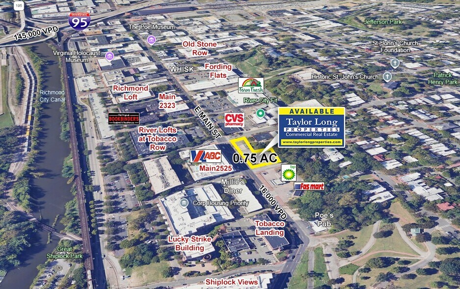2506-2518 E Main St, Richmond, VA à vendre - Aérien - Image 1 de 1