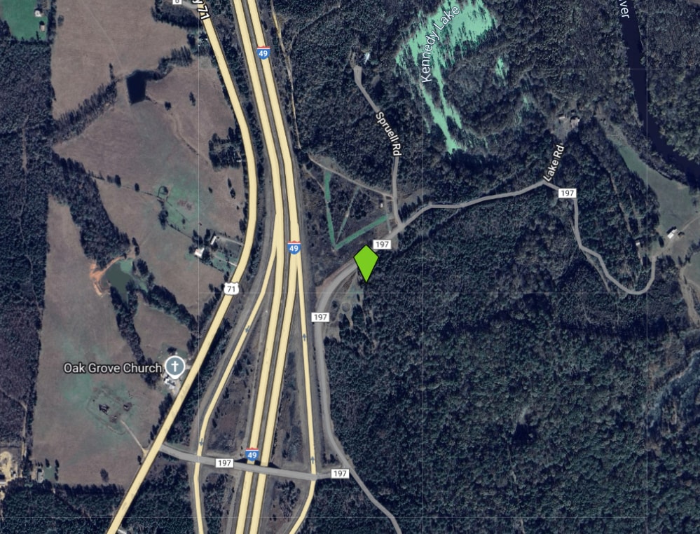 Exit 6 I 49 at TBD MC 197, Doddridge, AR for sale Aerial- Image 1 of 2