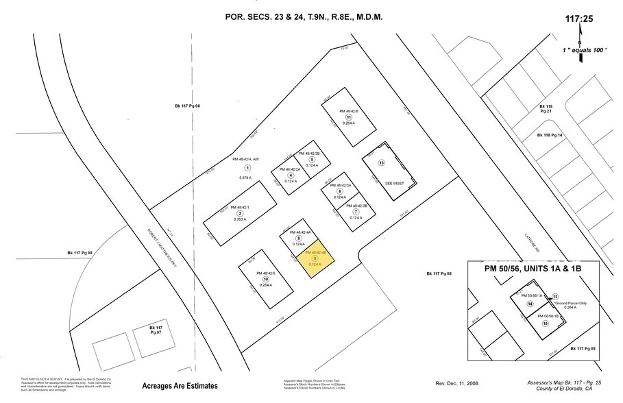 5047 Robert J. Mathews Pky, El Dorado Hills, CA for sale - Plat Map - Image 3 of 9