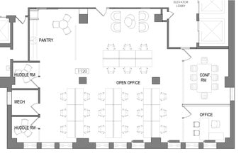 381 Park Ave S, New York, NY à louer Plan d’étage- Image 2 de 2