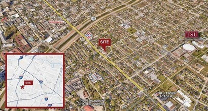 2533 Southmore Blvd, Houston, TX - AERIAL  map view