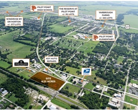 W Broad St, Pilot Point, TX - AERIAL  map view - Image1