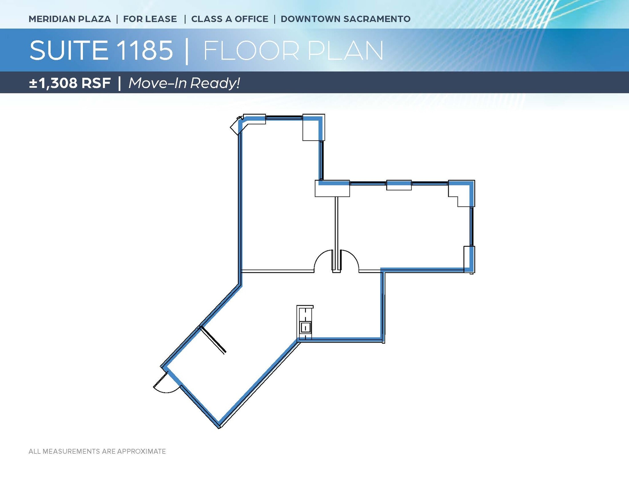 1415 L St, Sacramento, CA à louer Plan d’étage- Image 1 de 1