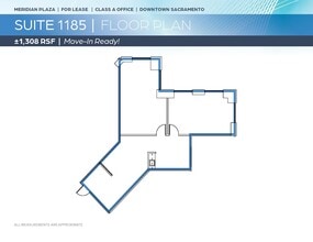1415 L St, Sacramento, CA à louer Plan d’étage- Image 1 de 1