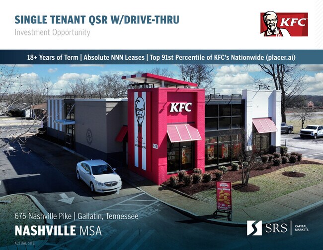 Plus de détails pour 675 Nashville Pike, Gallatin, TN - Commerce de détail à vendre