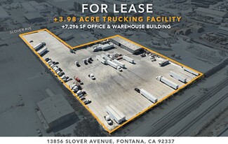 Plus de détails pour 13856 Slover Ave, Fontana, CA - Terrain à louer