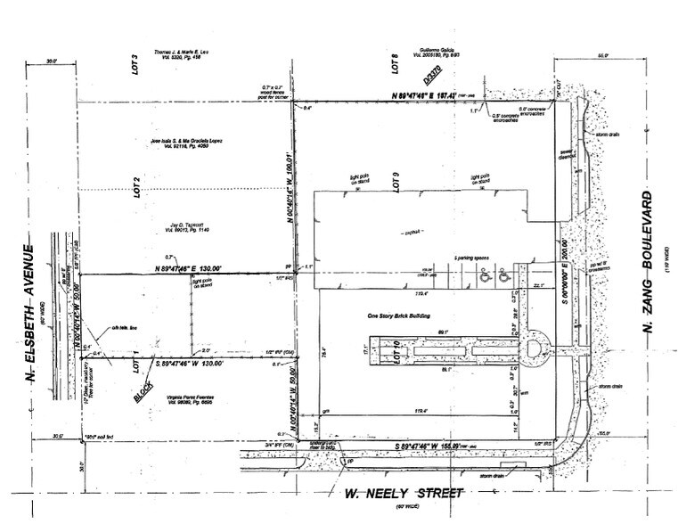 1.402 Acres N Zang Blvd, Dallas, TX à vendre - Plan cadastral - Image 3 de 12