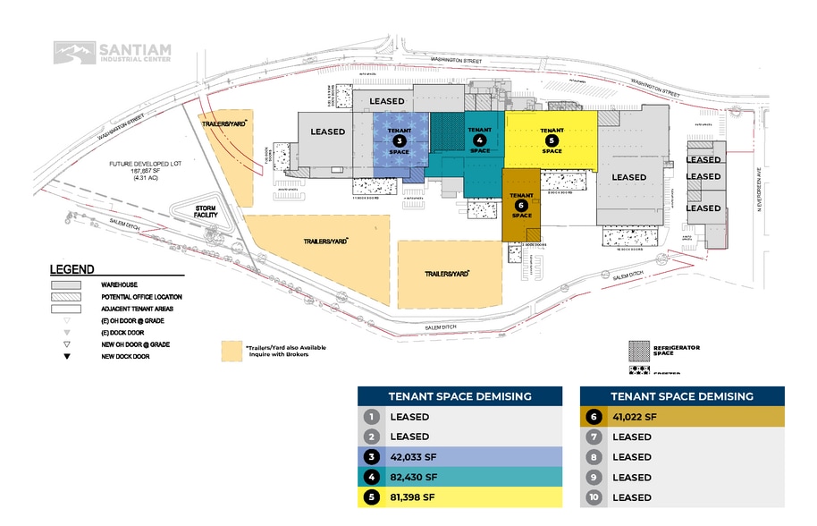 930 W Washington St, Stayton, OR for lease - Site Plan - Image 3 of 13