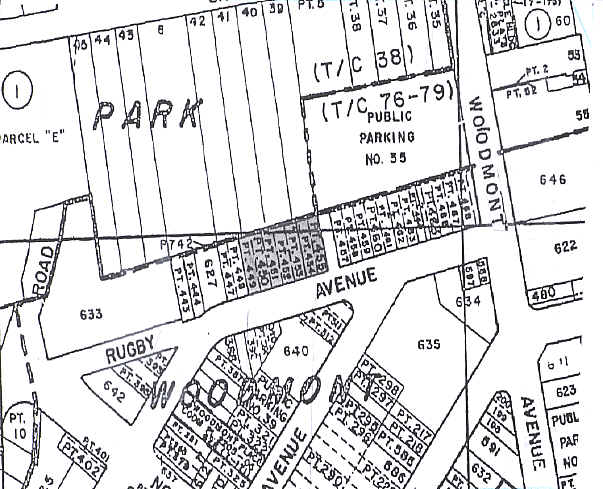 4833 Rugby Ave, Bethesda, MD à louer - Plan cadastral - Image 2 de 7