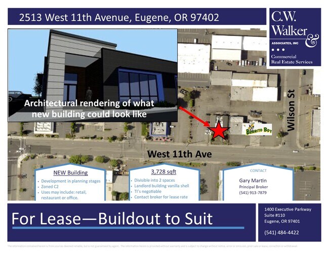 Plus de détails pour 2513 W 11th Ave, Eugene, OR - Commerce de détail à louer