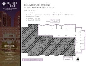 10500 NE 8th St, Bellevue, WA for lease Floor Plan- Image 1 of 2