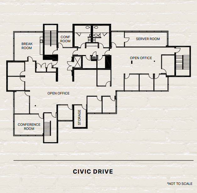 1400 Civic Dr, Walnut Creek, CA for lease Floor Plan- Image 1 of 1