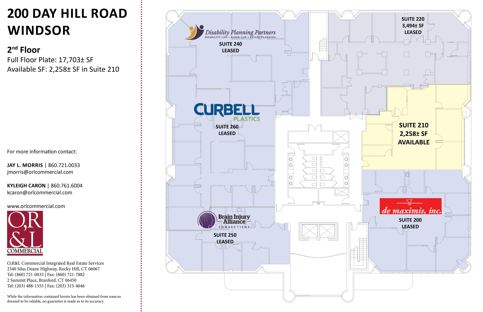 200 Day Hill Rd, Windsor, CT à louer Plan d’étage- Image 1 de 1