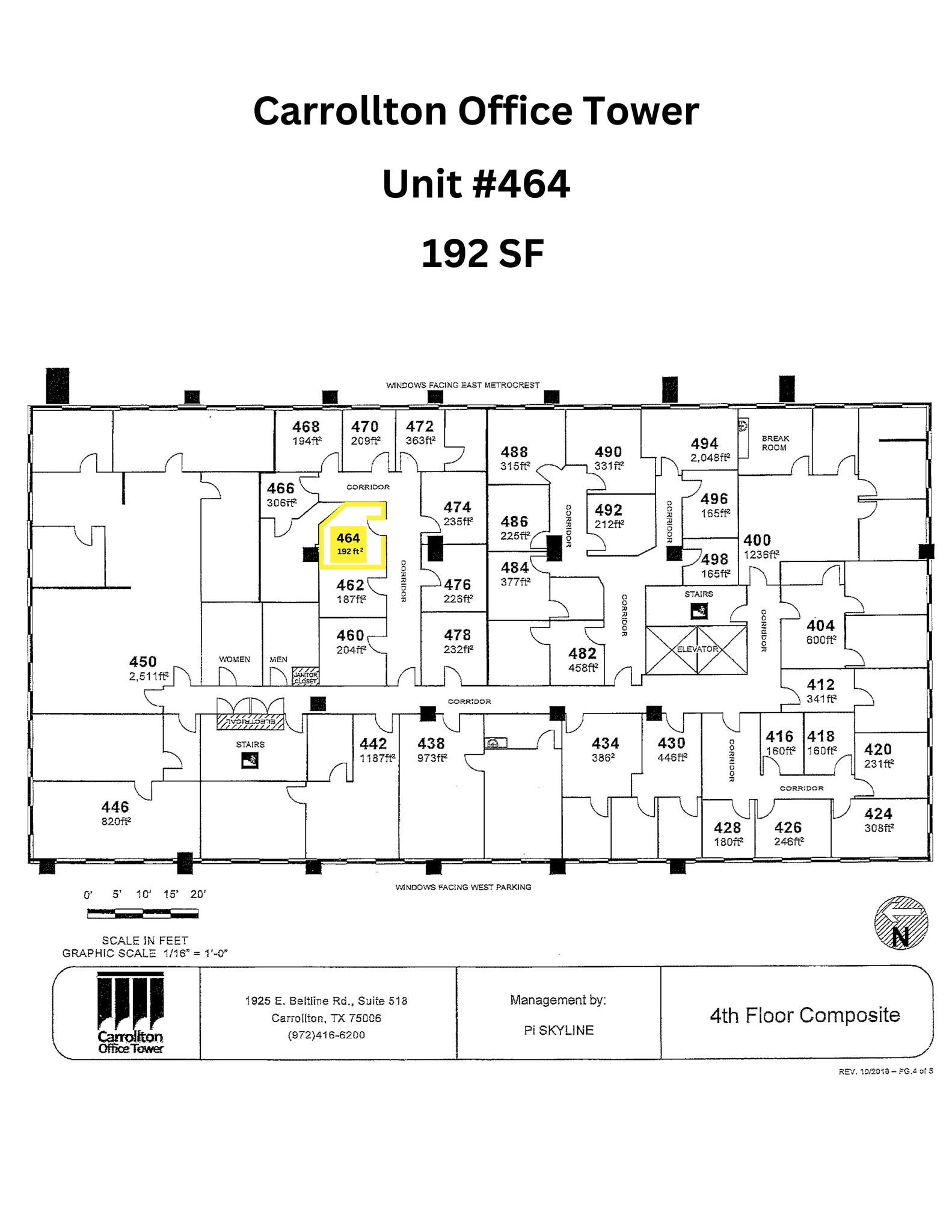 1925 E Belt Line Rd, Carrollton, TX à louer Plan de site- Image 1 de 2