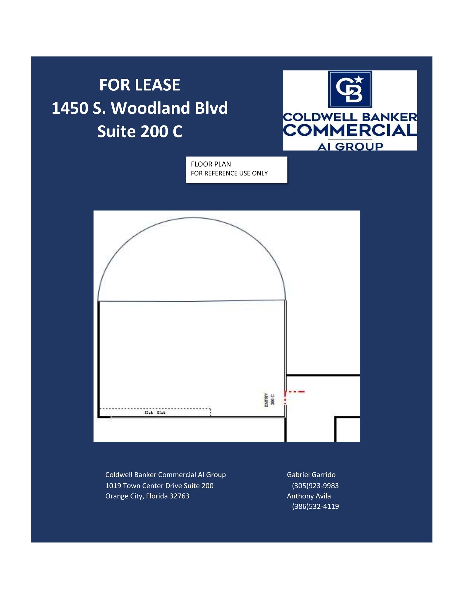 1450 S Woodland Blvd, Deland, FL à louer Plan de site- Image 1 de 3