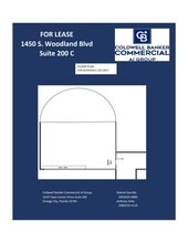 1450 S Woodland Blvd, Deland, FL à louer Plan de site- Image 1 de 3