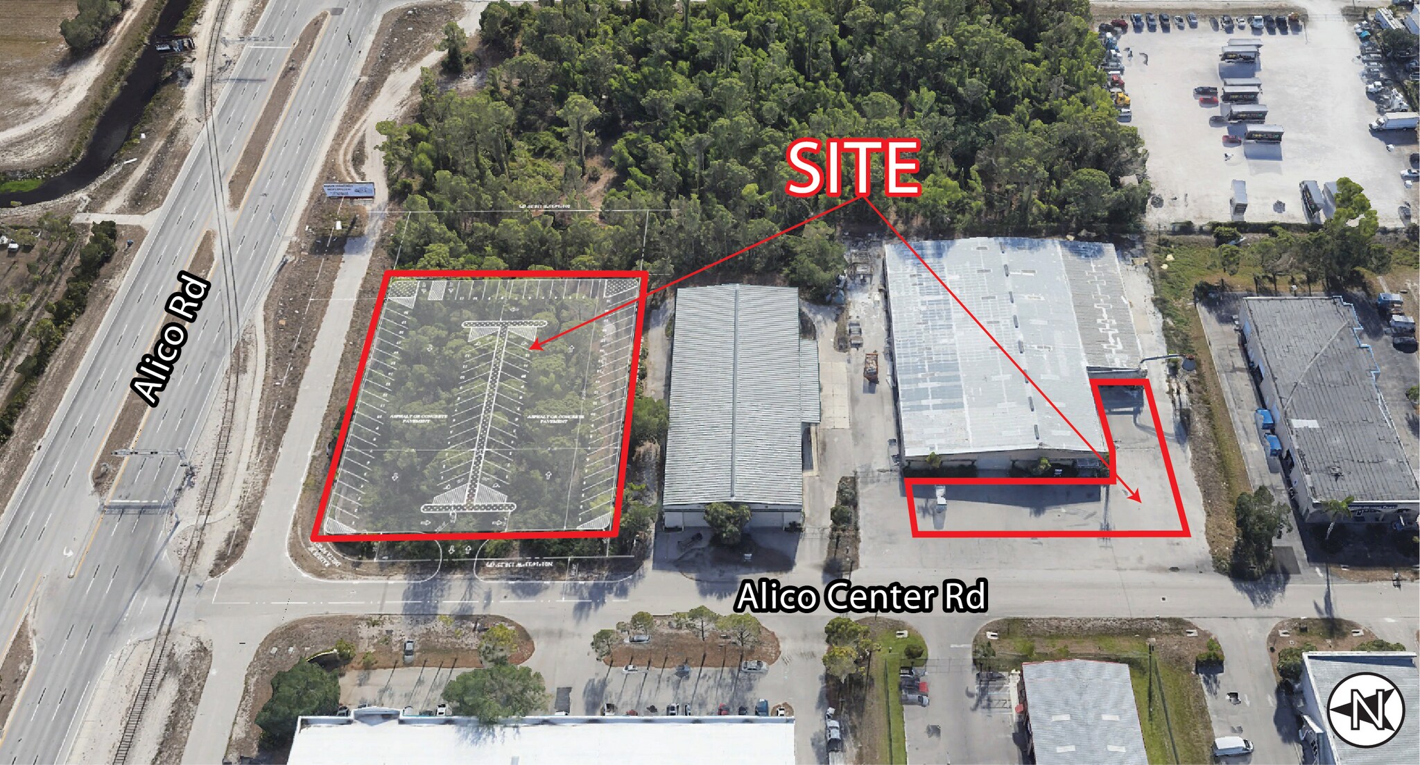 17031 Alico Center Rd, Fort Myers, FL à louer Aérien- Image 1 de 3