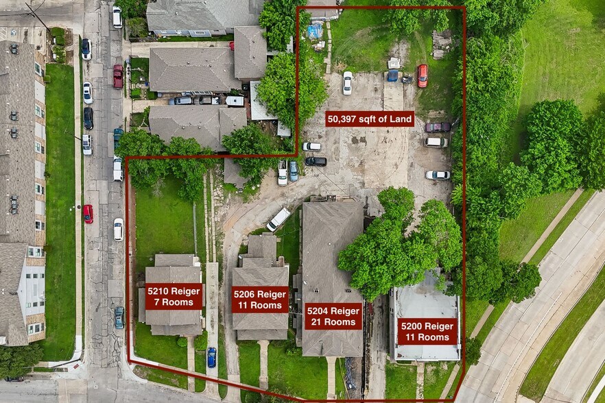 5204 Reiger Ave, Dallas, TX à vendre - Aérien - Image 2 de 14