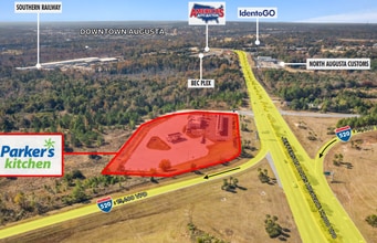 5747 Jefferson Davis Hwy, North Augusta, SC - AÉRIEN  Vue de la carte