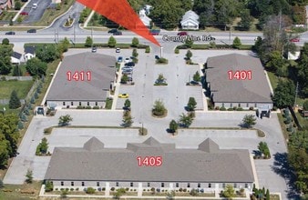 1405 W County Line Rd, Greenwood, IN - AERIAL  map view - Image1