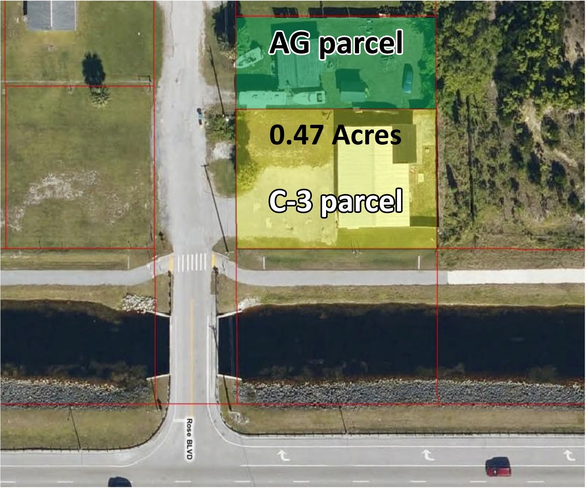 100-110 Rose Blvd, Naples, FL for sale Aerial- Image 1 of 3