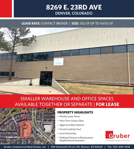 8269 E 23rd Ave, Denver, CO for lease - Building Photo - Image 1 of 3