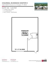 1846 W Division St, Arlington, TX for lease Floor Plan- Image 1 of 1