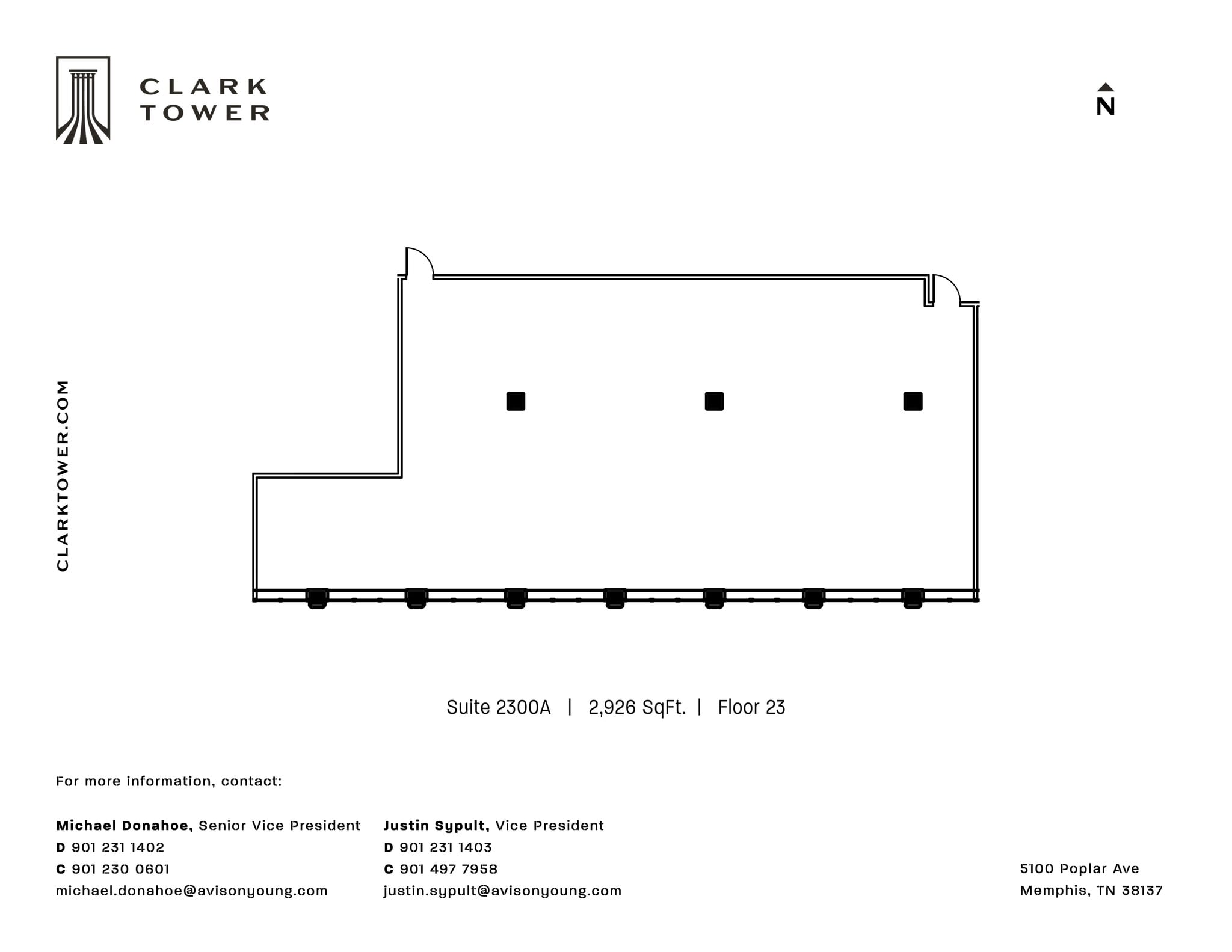 5100 Poplar Ave, Memphis, TN for lease Site Plan- Image 1 of 1