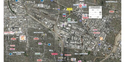 2135 Atlantic Blvd, Commerce, CA - AERIAL map view