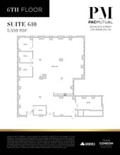 523 W 6th St, Los Angeles, CA à louer Plan d’étage- Image 1 de 5