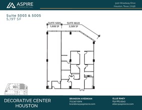 5120 Woodway Dr, Houston, TX à louer Plan d’étage- Image 2 de 5