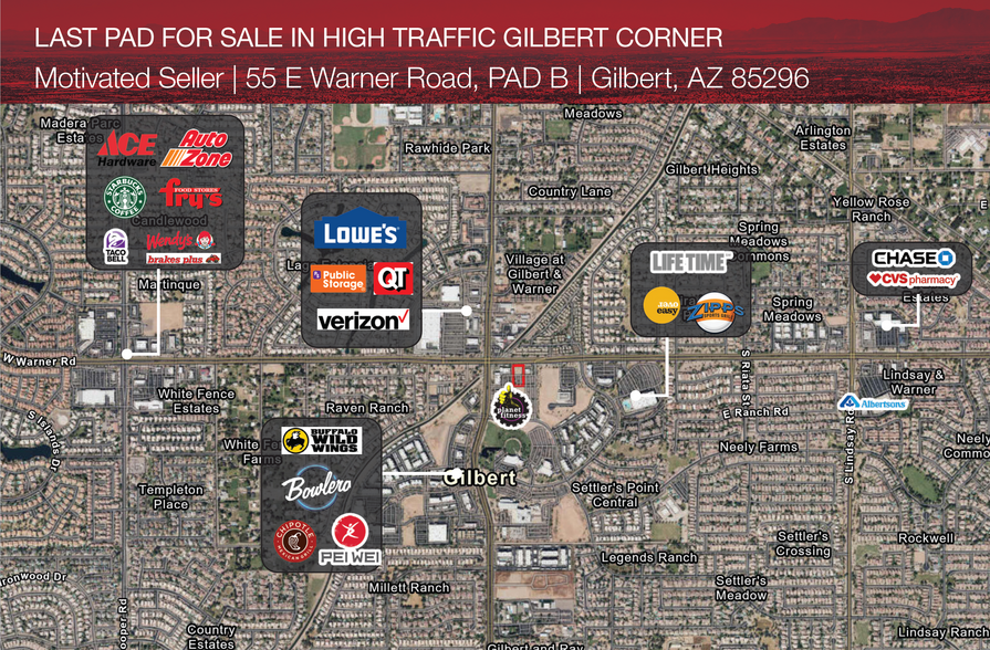 55 E Warner Rd, Gilbert, AZ for sale - Building Photo - Image 1 of 2