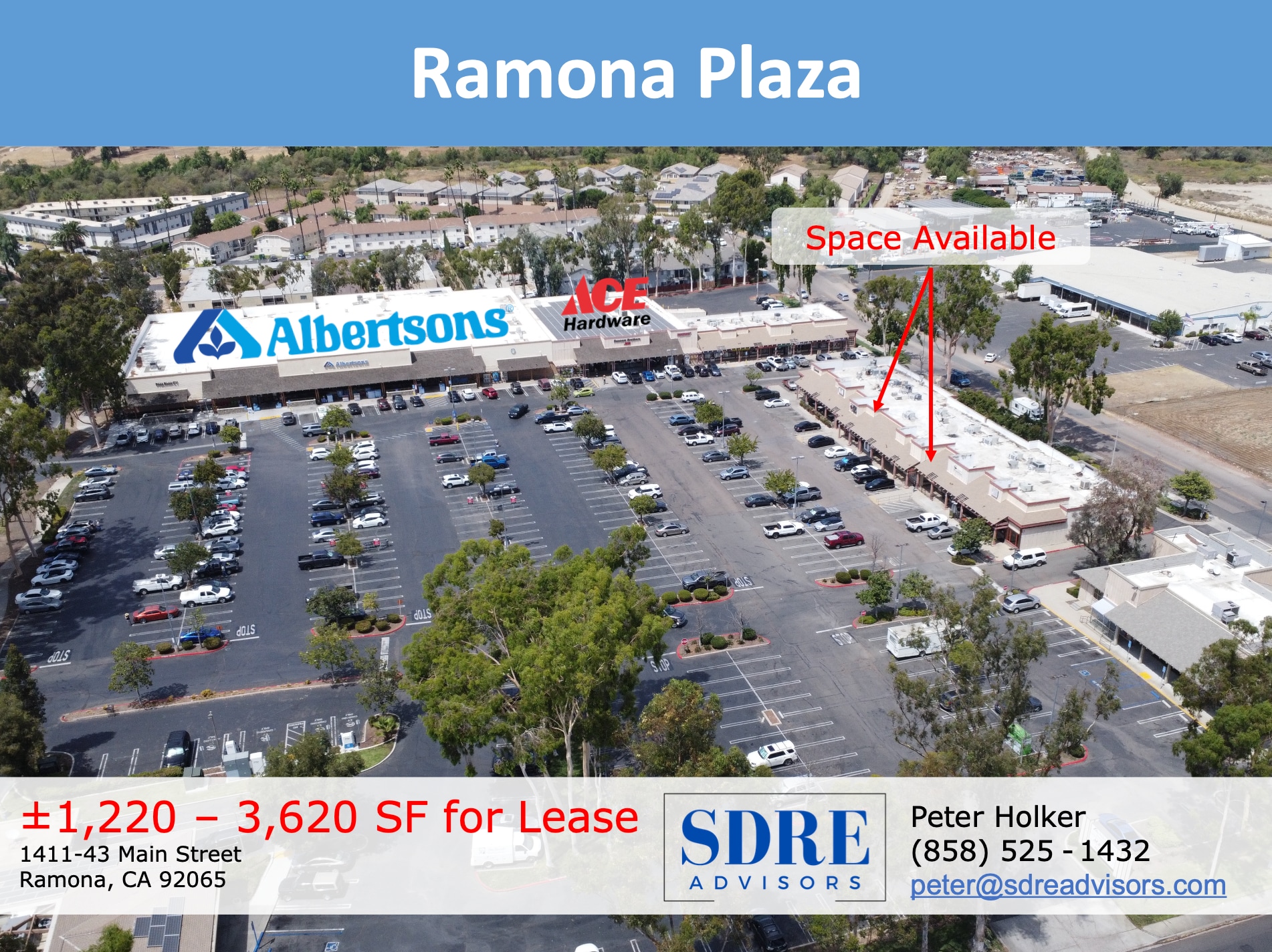 1407-1467 Main St, Ramona, CA for lease Building Photo- Image 1 of 10