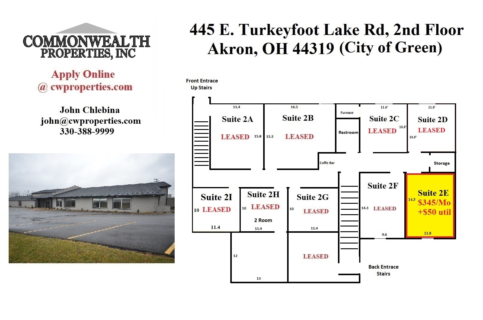 443-445 Turkeyfoot Lake Rd, Akron, OH for lease Interior Photo- Image 1 of 7