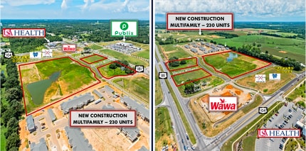 Highway 181 and Highway 104, Fairhope, AL - AÉRIEN Vue de la carte