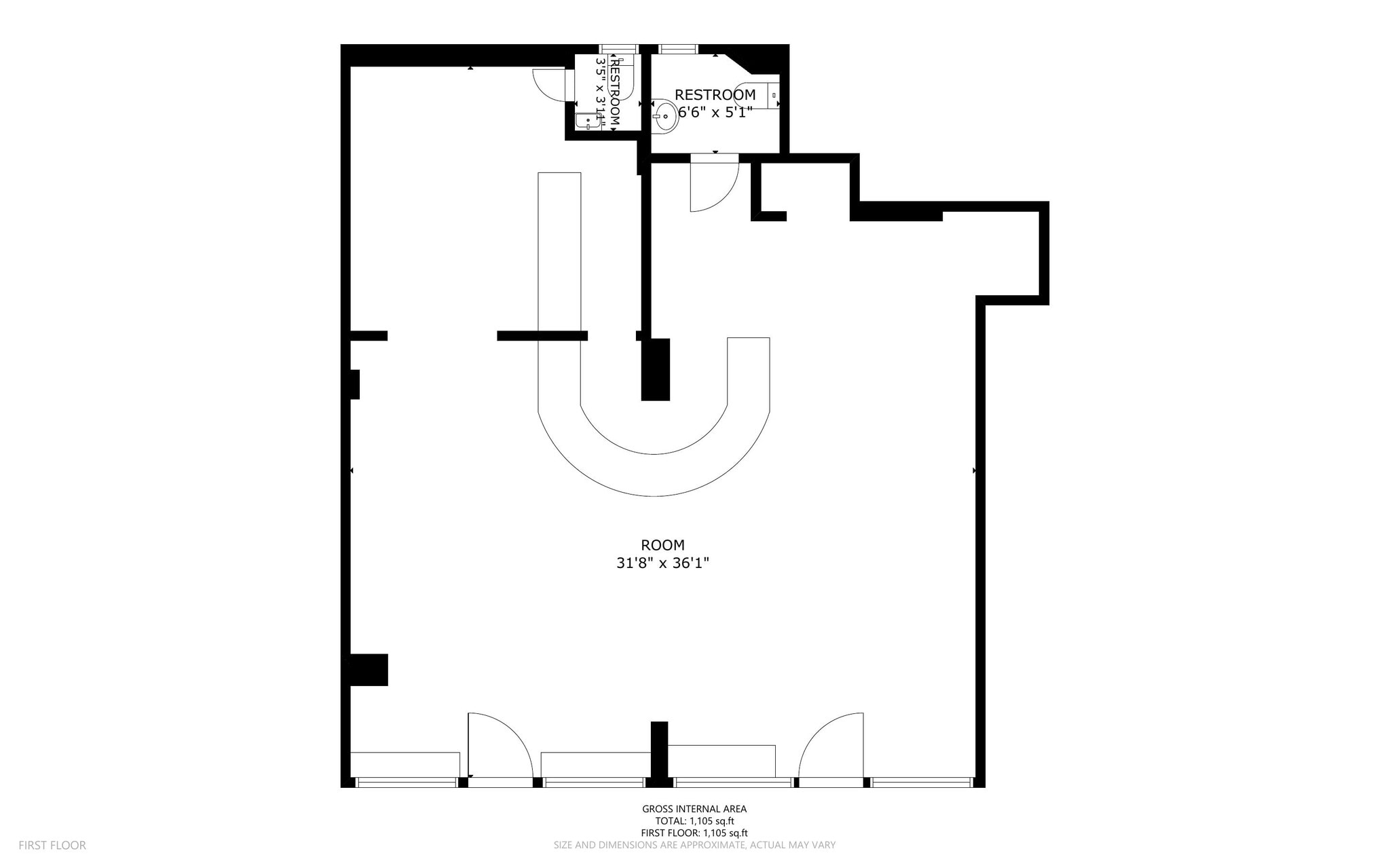 66 Avenue A, New York, NY for lease Floor Plan- Image 1 of 6