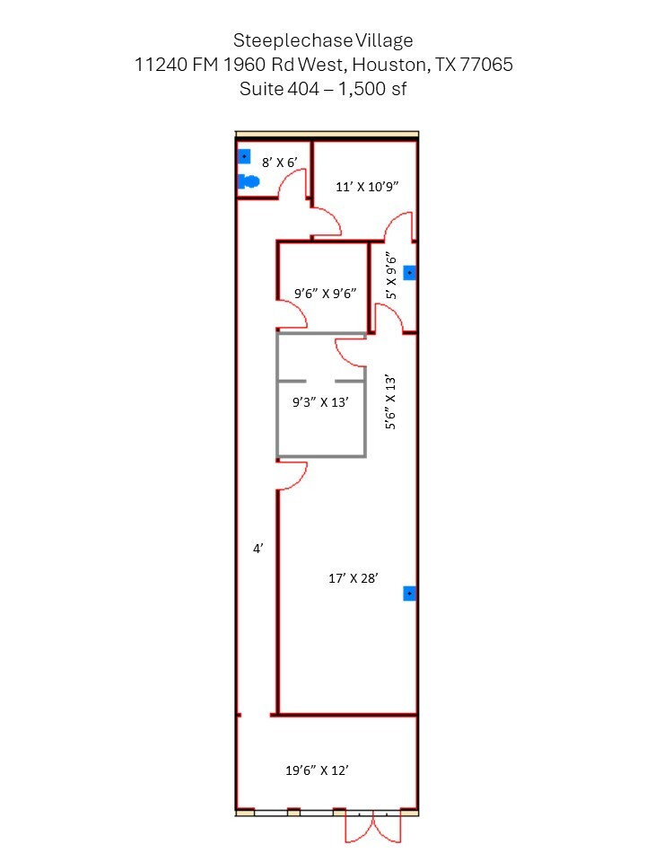 11240-11242 W FM-1960 Rd, Houston, TX for lease Floor Plan- Image 1 of 1