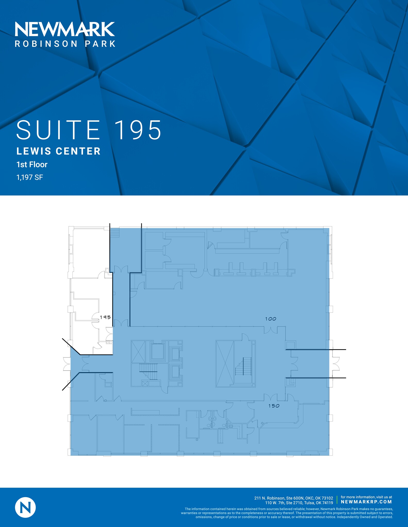 2021 S Lewis Ave, Tulsa, OK à louer Plan de site- Image 1 de 1