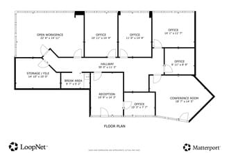 15425 North Fwy, Houston, TX à louer Plan d’étage- Image 2 de 6