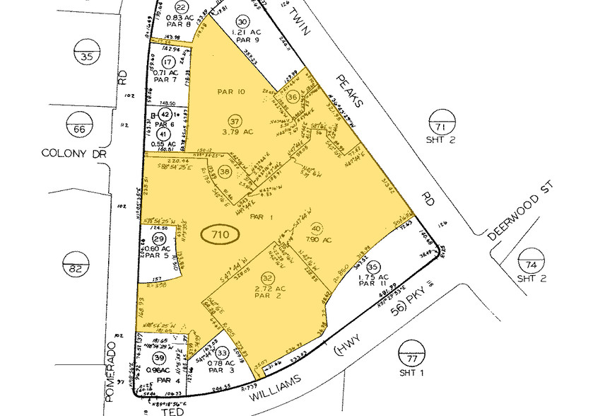 14721-14857 Pomerado Rd, Poway, CA à vendre - Plan cadastral - Image 1 de 1