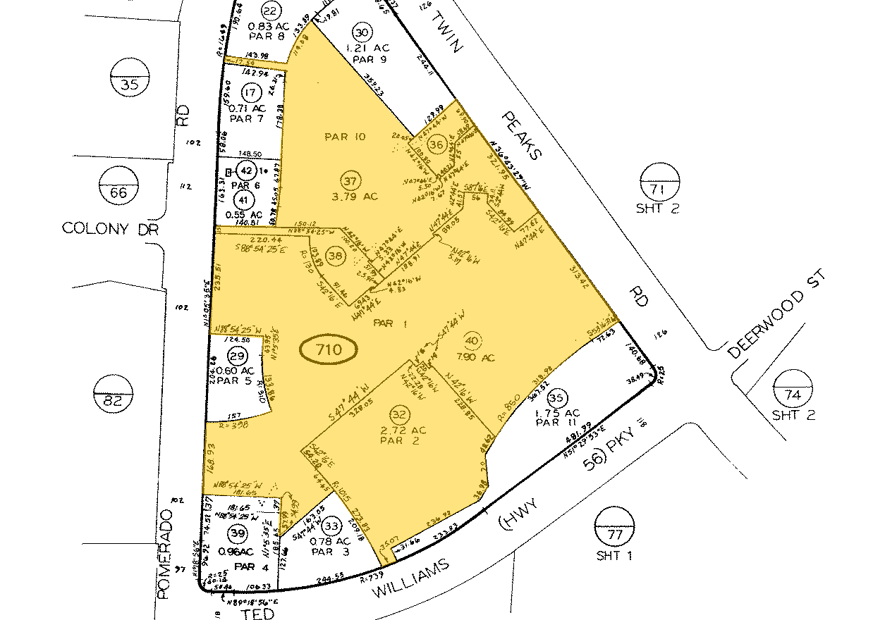 14721-14857 Pomerado Rd, Poway, CA à vendre Plan cadastral- Image 1 de 1