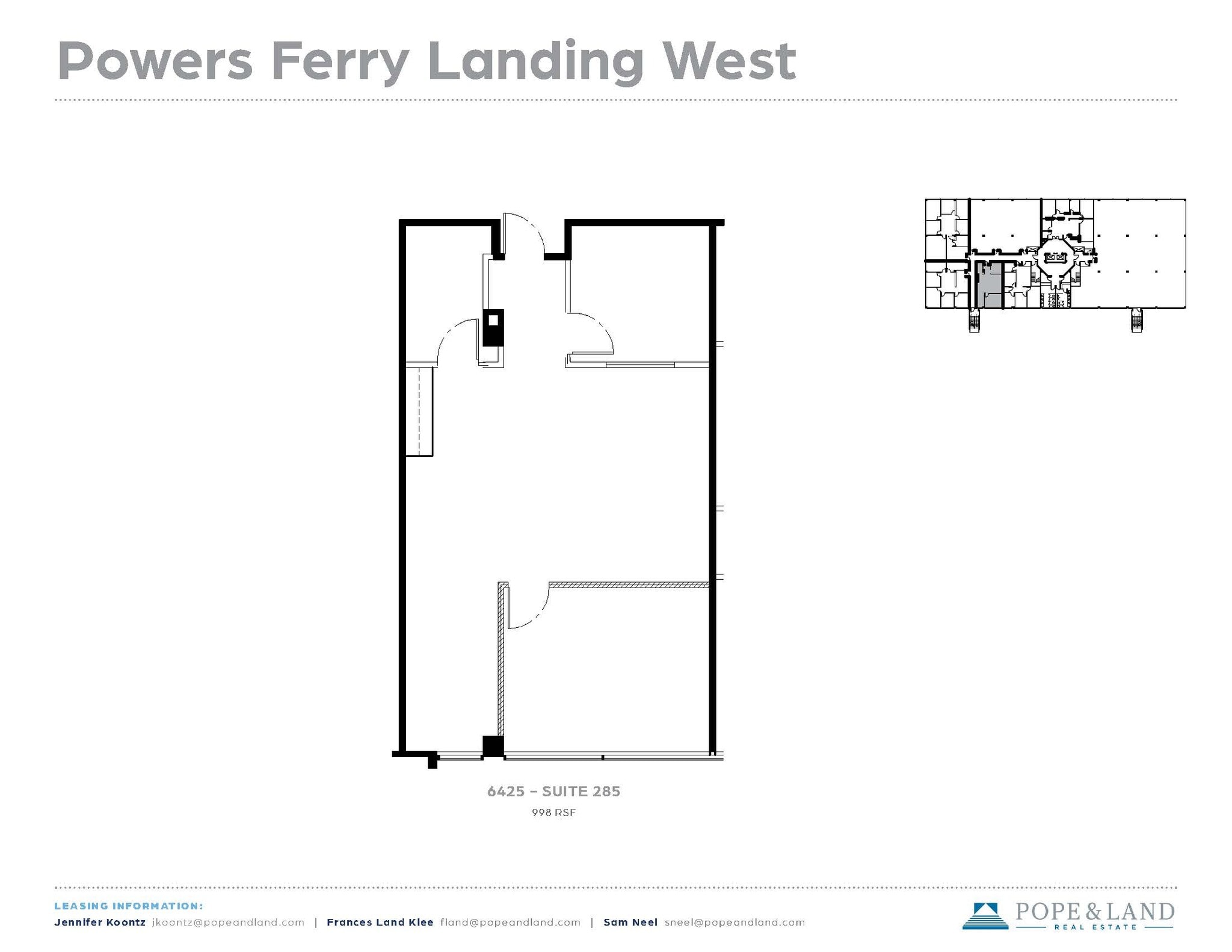 6445 Powers Ferry Rd NW, Atlanta, GA for lease Floor Plan- Image 1 of 2
