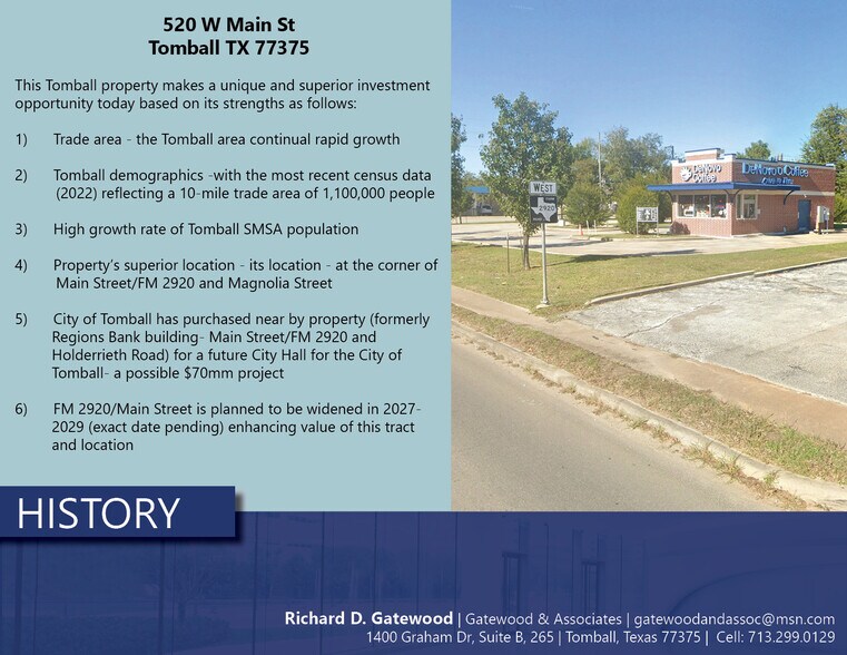 520 W Main St, Tomball, TX à vendre - Photo du bâtiment - Image 3 de 15