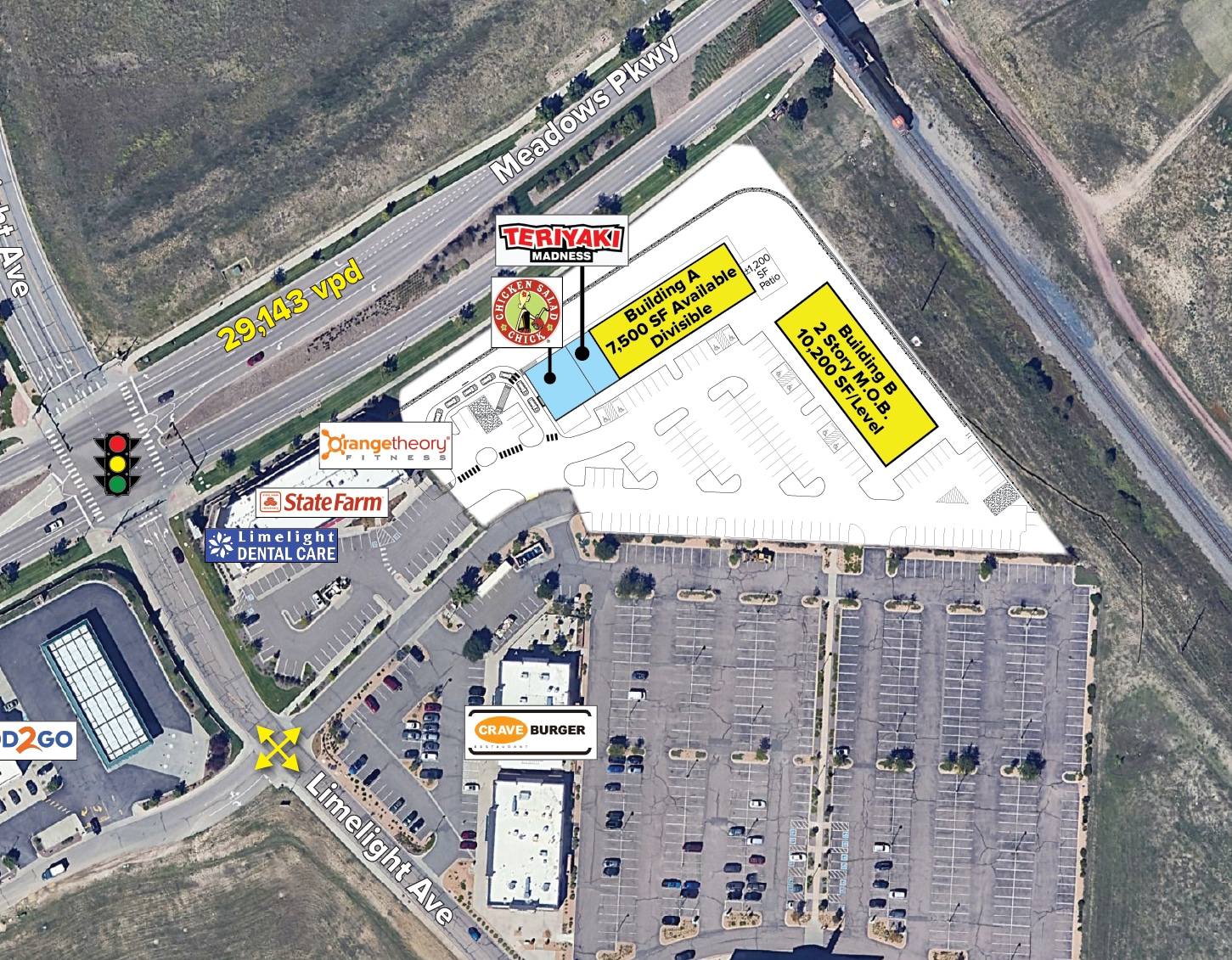 SEC Meadows Pky & Limelight Ave, Castle Rock, CO for lease Building Photo- Image 1 of 4