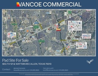 More details for SEQ TX-121 & Watters Rd, Allen, TX - Land for Sale