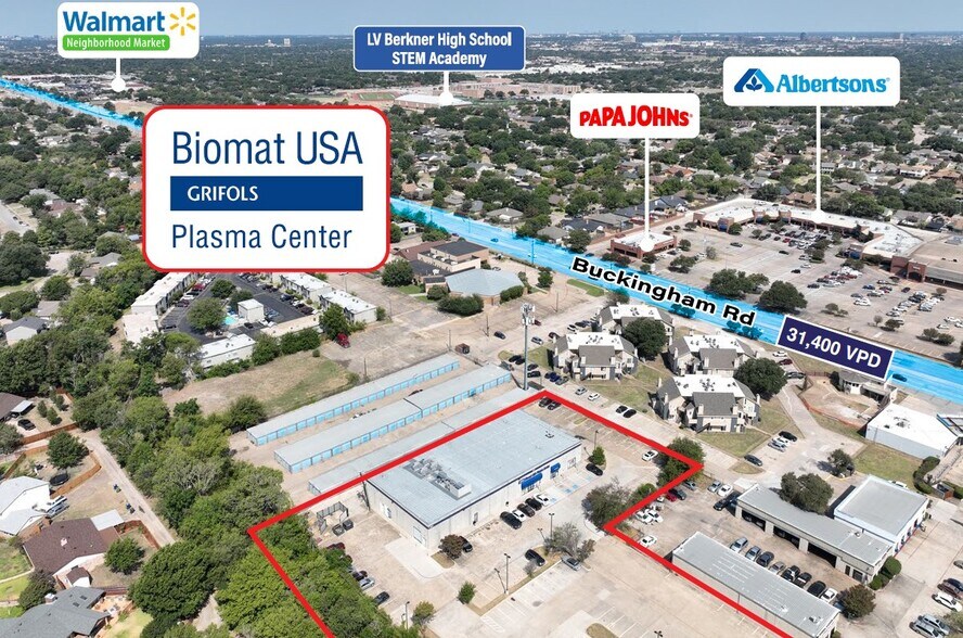 1841 N Jupiter Rd, Garland, TX à vendre - Photo du bâtiment - Image 2 de 3