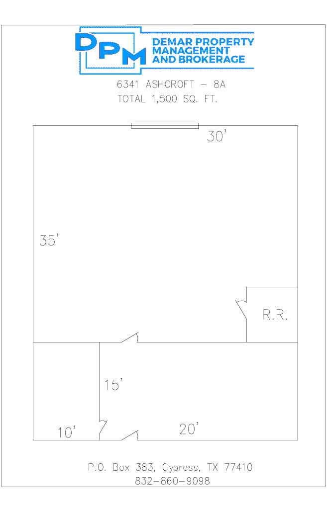 6301-6335 Ashcroft Dr, Houston, TX for lease Floor Plan- Image 1 of 1
